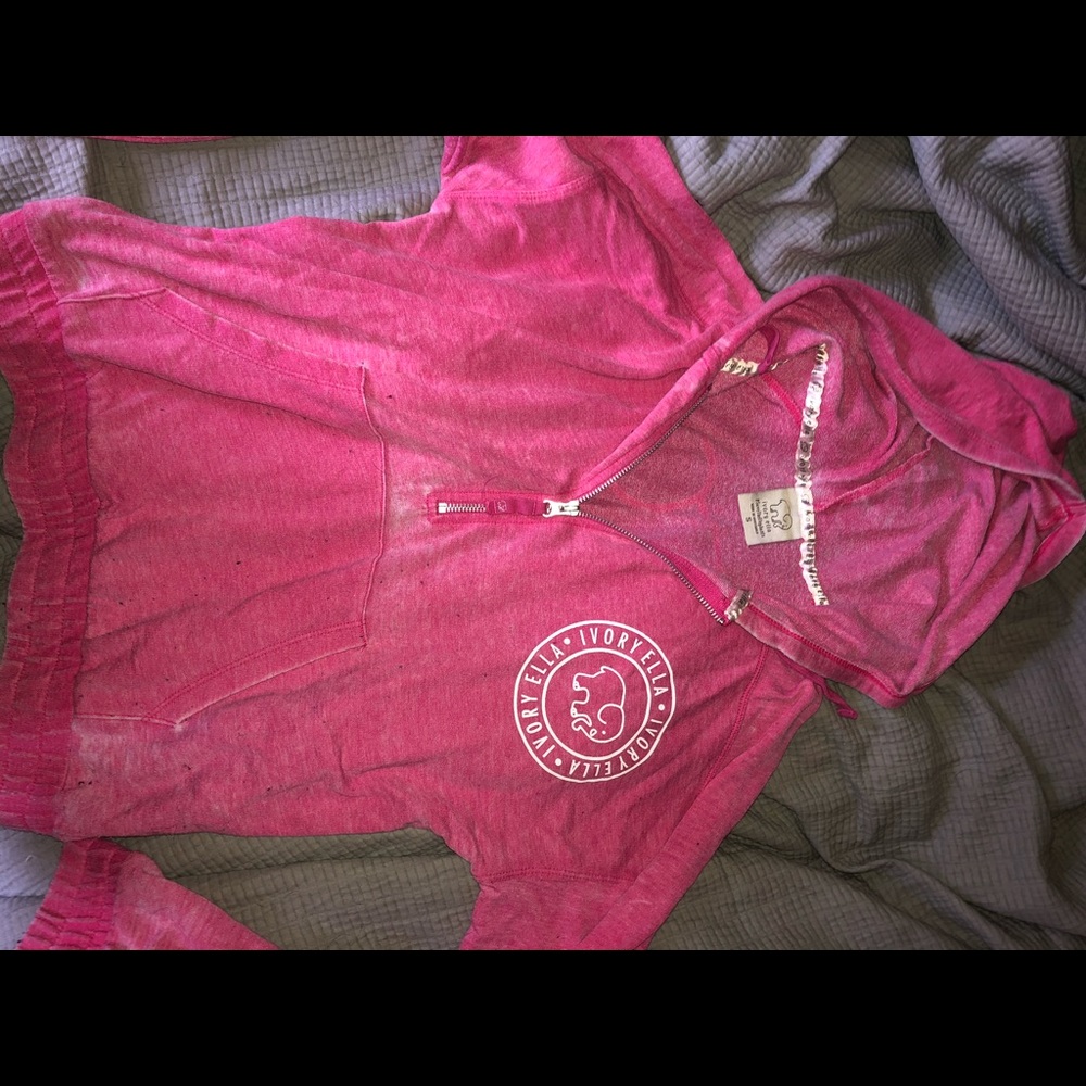 lightly worn ivory ella pull over!